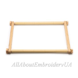 Needlepoint Embroidery Tapestry Scroll Frame Made of Organic Beech, Wooden Cross Stitch Frame, Needlepoint Holder, Stitching Frame (13.7" х 18.8")