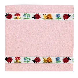 Feiler paulix00040501 Soap Cloth in Pauli Design 30 x 30 cm Pink