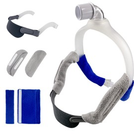 2 Pack CPAP Headgear with Arms and Covers – Adjustable Replacement Dream-wear Headgear Strap for Respironics Dream-Wear Nasal and Silicone Pillow CPAP/BiPAP Masks Supplies - Standard