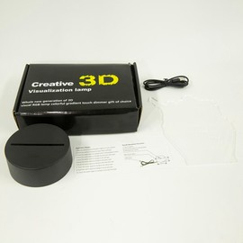 EXIGENT 3D LED Light Los Angeles Baseball Lamp Acrylic Illusion Night Flashing Cool (Lamp_LAD)