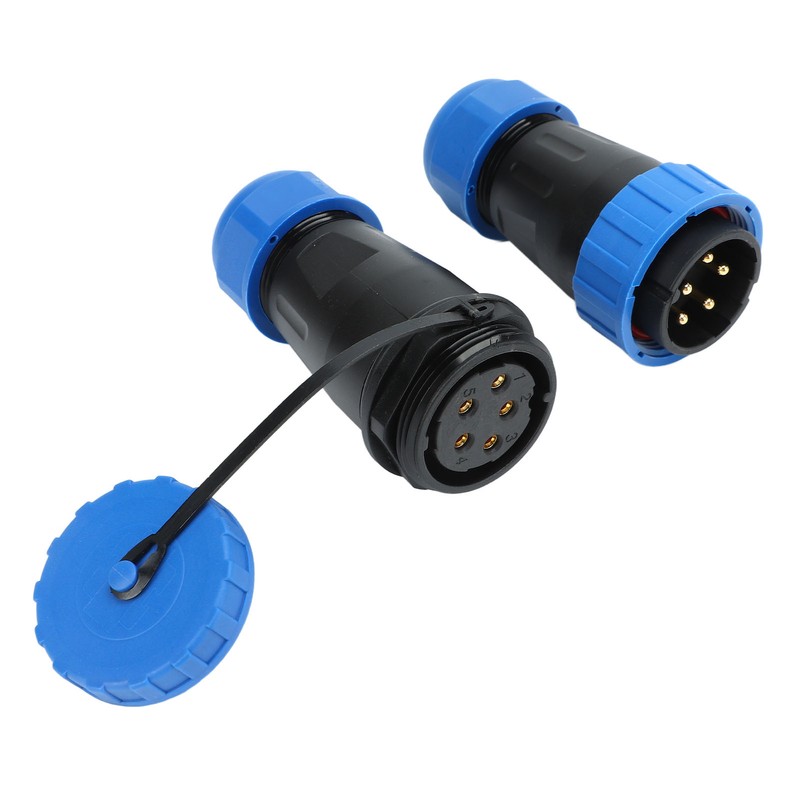 Waterproof Plug Socket Connector 380V 45A Welding Free Female Male