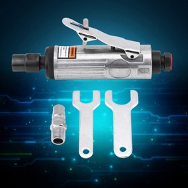 Air Die Grinder, 1/4" Pneumatic Rotary Mini Straight Grinding Tool Air Grinder Polishing Engraving Grinder, Sander Grinder Polisher Tool for Contour Grinding, Polishing, Milling