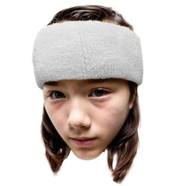 COUVER - Diadema de 3 pulgadas de ancho para uso deportivo, spa de moda, color blanco (1 pieza)
