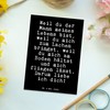 Mr. & Mrs. Panda Postcard "Weil du der Mann..." Gift,