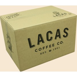 Lacas Coffee Company Fair Trade Organic Mexican Dark Swiss Water Process Decaffeinated Box of Fractional Bags