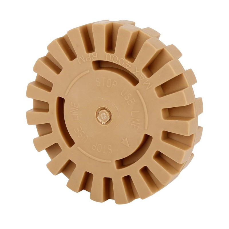 X AUTOHAUX 4" Car Rubber Eraser Wheel with Drill Adaptor
