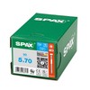 SPAX Terrace screw, 5 x 70 mm, 90 pieces, fixing