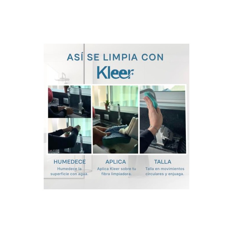Kleer Crema Quita Gotas y Sarro 300ml — Elimina Manchas
