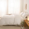 OAITE 100% Brushed Cotton Duvet Cover King Size Soft Breathable