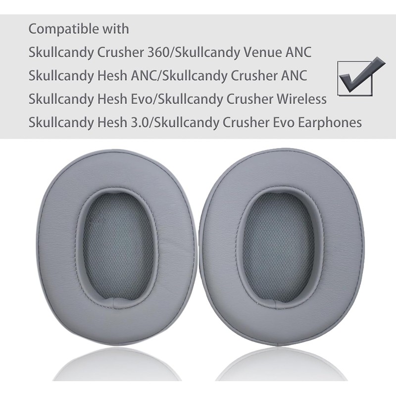 Akkiv replacement ear pad compatible with Skullcandy Hesh3 Hesh ANC