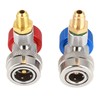 AC R134A Adapter, High Flow Safe Design 1/4" High Low