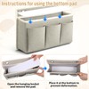 2 Pcs Wall Hanging Organizer Bag, Oxford Cloth Hanging Storage