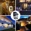 Kuniwa 2 Pack Solar Wall Lantern Lights Outdoor Dusk to