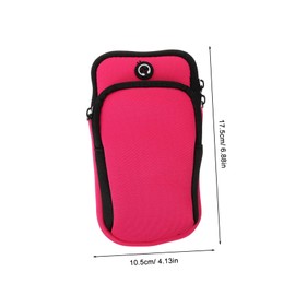 Gadpiparty Running Armband Wrist Phone Holder Lightweight Sports Arm Band for Men and Women Secure Workout Phone Holder with Spacious Storage for Running Fitness Cycling and Exercise