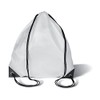 Backpack with Drawstring - White