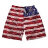 MILANKERR Men's Swim Trunk (S(30"-32"), Flag)