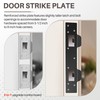 Double Hole Door Strike Plate, 5-1/2 in to 6 in