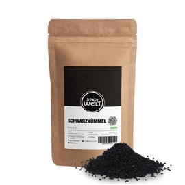 Spicy Welt Black Cumin Seeds - Whole Black Cumin 100% Natural, No Additives 500g