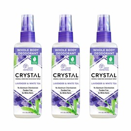 Crystal Mineral Deodorant Spray, 8 oz., 2 Pack, Lavender + White Tea