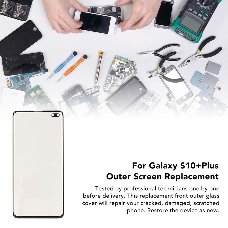Front Outer Screen Glass Cover Replacement with Professional Maintenance Tools