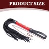XUZOPIM Leather Whip Horse Whisk With Fringe Whip For Horse
