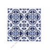 Tool Bench Hardware 3D Blue White Floral Peel Stick Vinyl