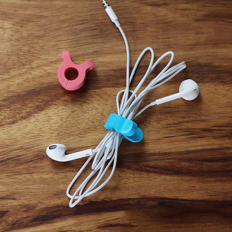 Sanwa Direct 200-CA025 Cable Clip, Earphones, Cord Storage, Magnets, Pack