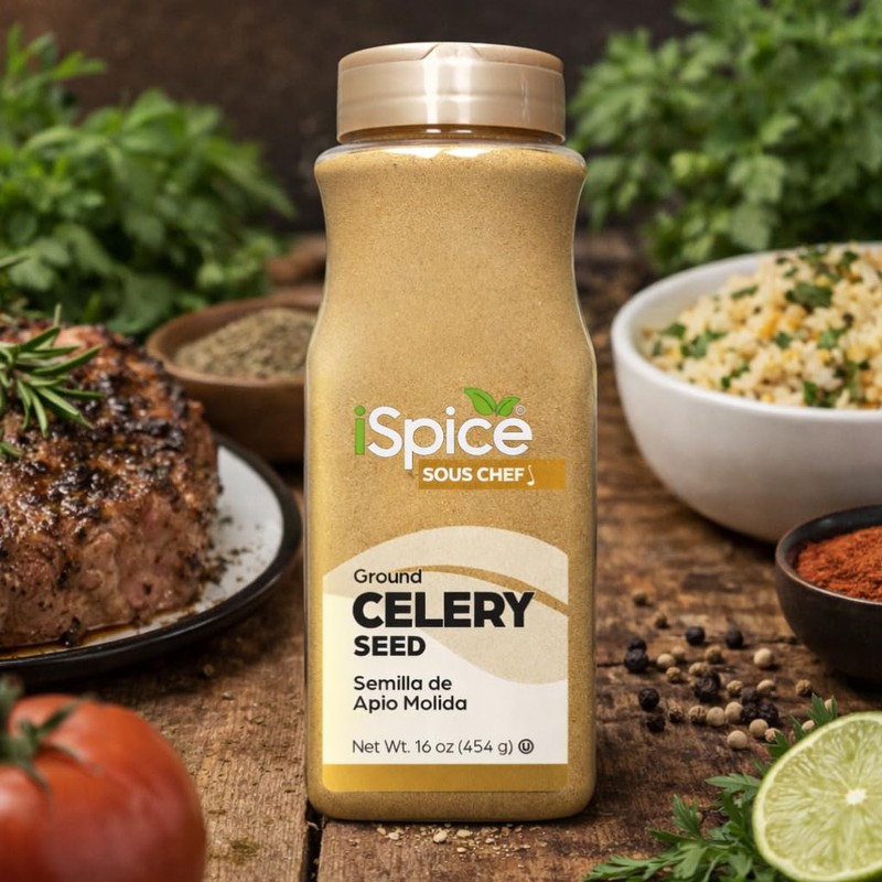 iSpice | Celery Seed Ground | Bulk Size | Gourmet