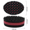 Rebuku Curly Hair Sponge Glove Brush Barber Wave Twist Curly
