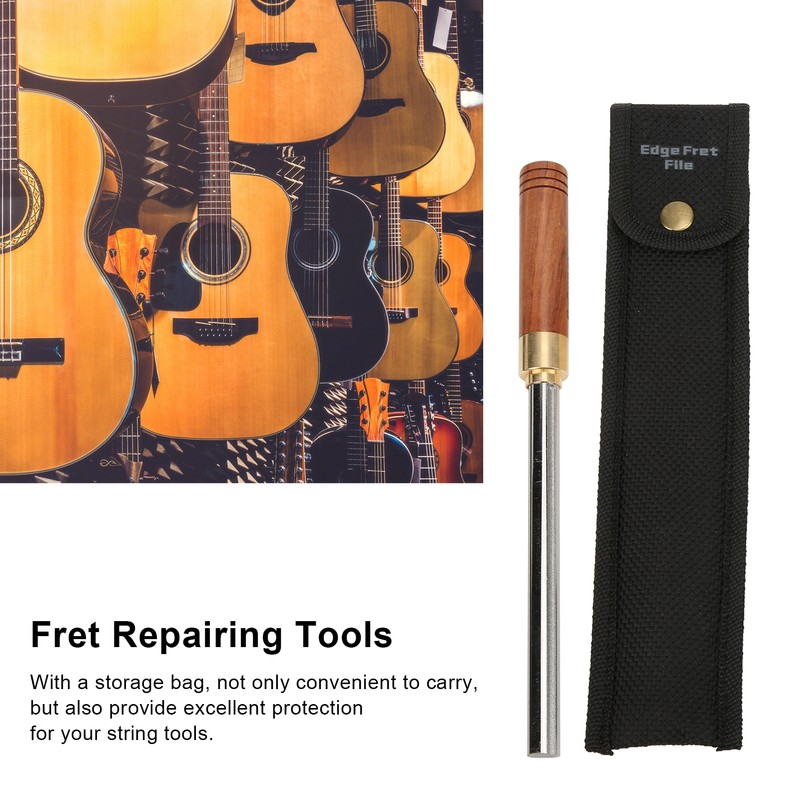 Guitar Fret Crowning File Set Edge Dressing File Kit Luthier