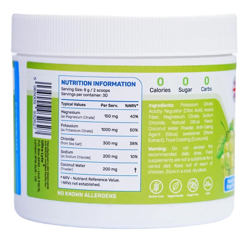 Ultra Lyte Keto Powder 240g – Fresh Green Grape Electrolyte