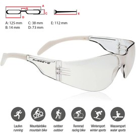Swiss Eye Sportbrille Outbreak S, Clear/White, One Size, 14042