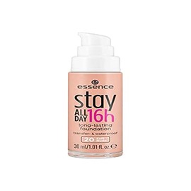 essence Stay All Day 16 Hour Long-Lasting Foundation, Make-Up, Smudge-Proof, Waterproof, No. 20 Soft Nude for Combination Skin, Long-Lasting, Matte, Vegan, Oil-Free, Waterproof (30 ml)