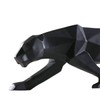 FJWYSANGU Abstract Leopard Statues Panther Sculpture Hand Craved Animal Resin