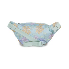 JanSport Fifth Avenue Fanny Pack Crossbody Bags for Women, Men - Stylish, Durable Waist Bag with Adjustable Belt, Main Zippered Pocket, Quick Stash Pocket, Travel Essentials, Faded Floral Fresh Mint