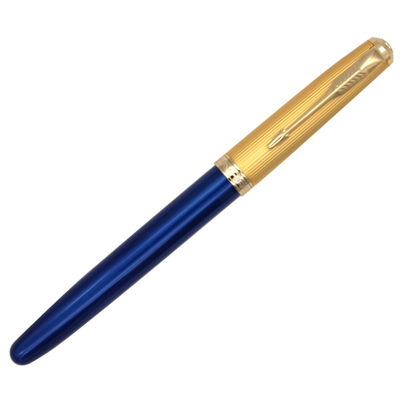 Gullor Fountain Pen with Ink Convertor, Golden Screw-on Cap, Fine