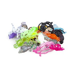 Iron Trout Moby Softbaits Rubber Bands for Trout (Pack of 17)
