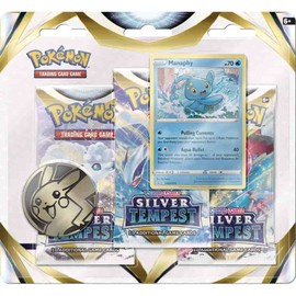 Pokemon TCG: Sword & Shield Silver Tempest Three-Booster Blister…