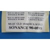 Sonance CONNECTOR Sonance MLQC Gold 10mm RCA-M RED 90-0895, 2
