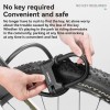 ROCKBROS Scooter U Lock w/1.1m Cable-Compact Portable Passwords Cable Lock