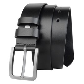 Glamicci Men's Leather Belt, Italian Hide Top Grade Leather | Anti-Scratch Buckle | Belts For Jeans, Casual & Work Wear- 1.5"/ 38mm width