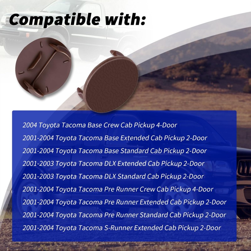 Interior Door Panel Armrest Screw Retainer Protective Cover Compatible with