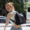 OLIVIA WONG Waterproof Theft Backpack for Women (13L), Convertible Backpack
