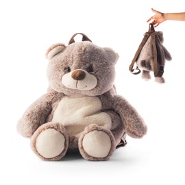 Cute Since 1999 Bear Backpack Children from 12 Months - School Backpack Children - Nursery Backpack Girls & Boys - Children's Backpack with Zip and Adjustable Straps - 45 x 25 cm, brown