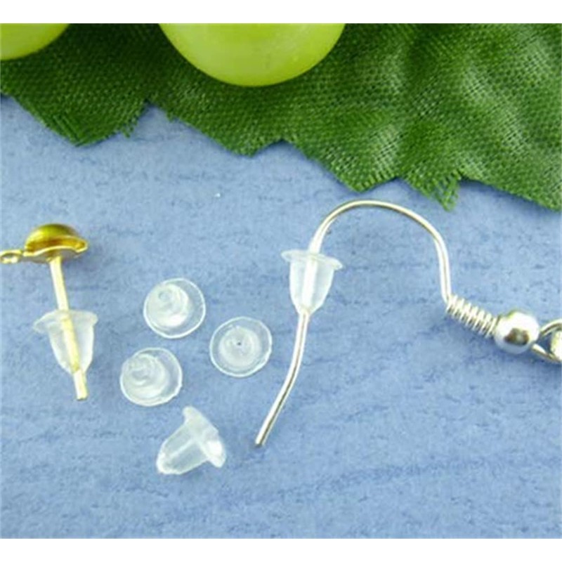 NEoogod Rubber Earring Backs Replacements - Back Earrings for Women
