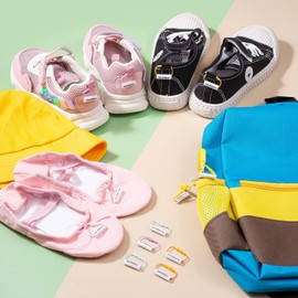 Etiquetas impermeables para zapatos, etiquetas de botellas de agua, etiquetas de bolsas escolares, etiquetas de ropa, etiquetas de equipaje de viaje, etiquetas impermeables para distinguir artículos