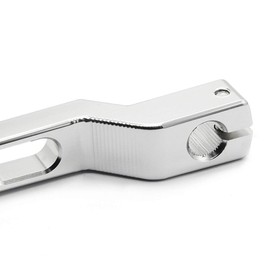 Heel Toe Shifter Pedal Levers Motorcycle for Harley Touring Softail Road Glide Trike FLHT(Silver)