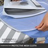 SheeChung Over The Door Ironing Board Cover 14x42 Inch,Thick Iron