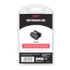 Opro Estuche para Protector Bucal Dental Caja Anti Microbial Negra