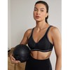 SYROKAN High Impact Sports Bras for Women Support Underwire Cross